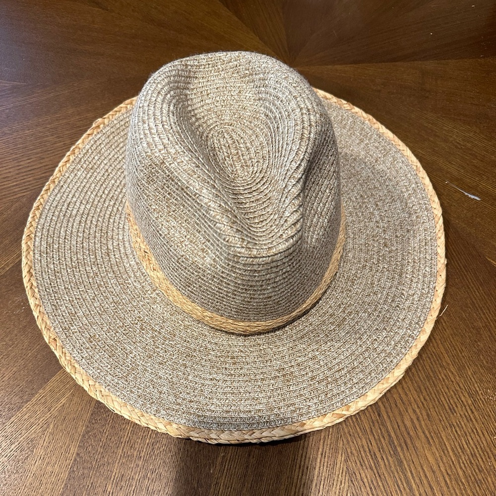 Caslon Beige Straw Sun Hat